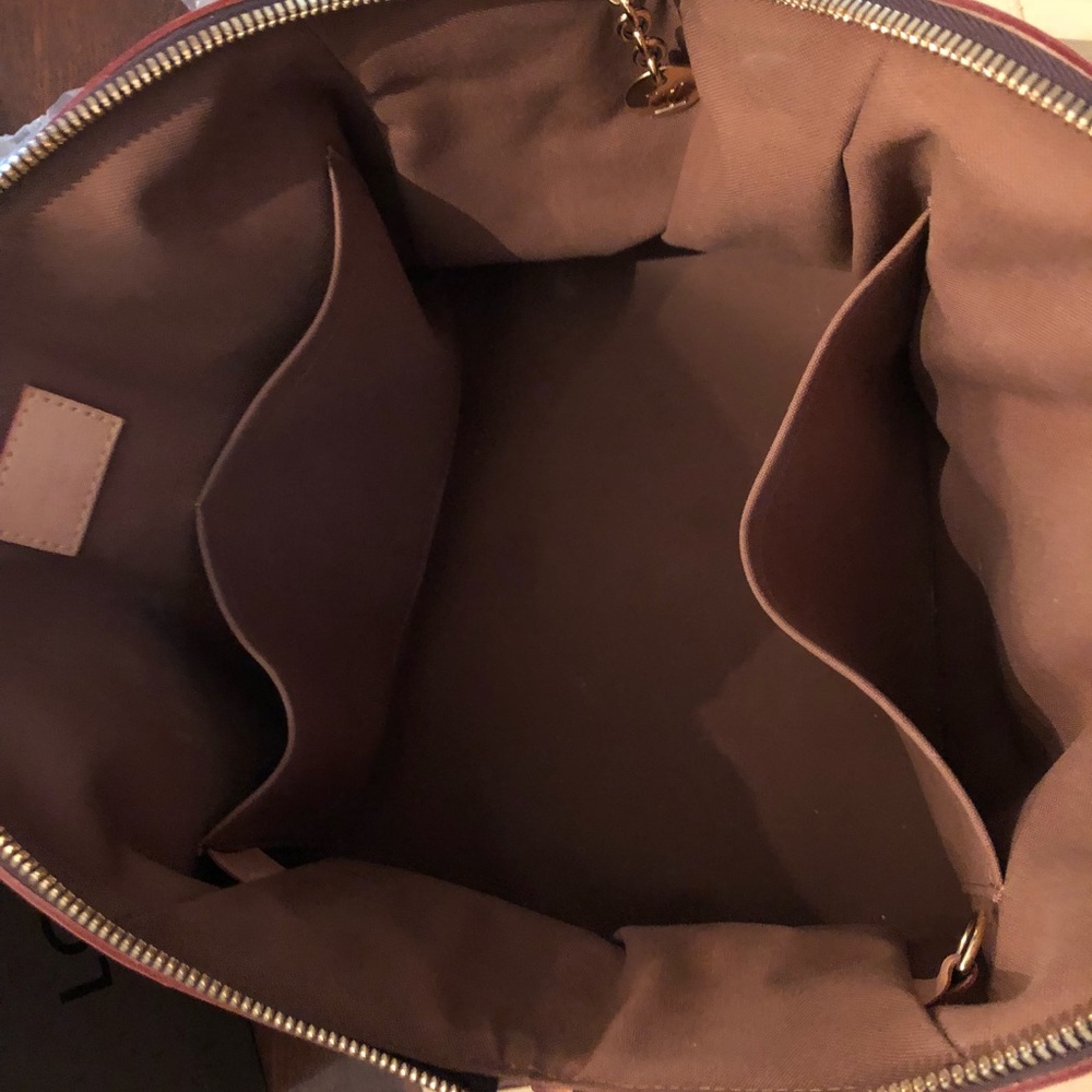 *ON SALE* Louis Vuitton TIVOLI GM Monogram Canvas Leather Brown Tan Shoulder Bag - Picture 6 of 16